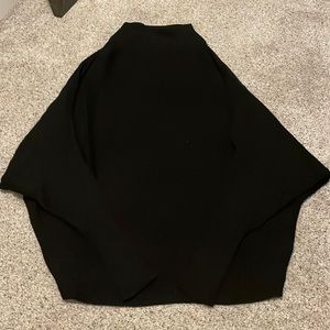 Black turtle neck sweater